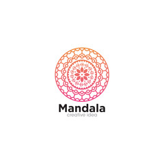 Creative Mandala Logo Design Template