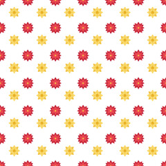 Free vector small winter flowers pattern