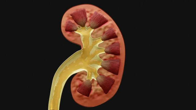 The kidneys produce urine