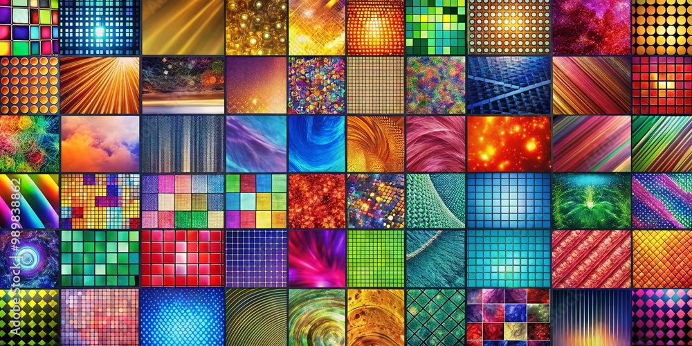 Poster abstract colorful grid backgrounds for creative projects and digital designs in vivid patterns