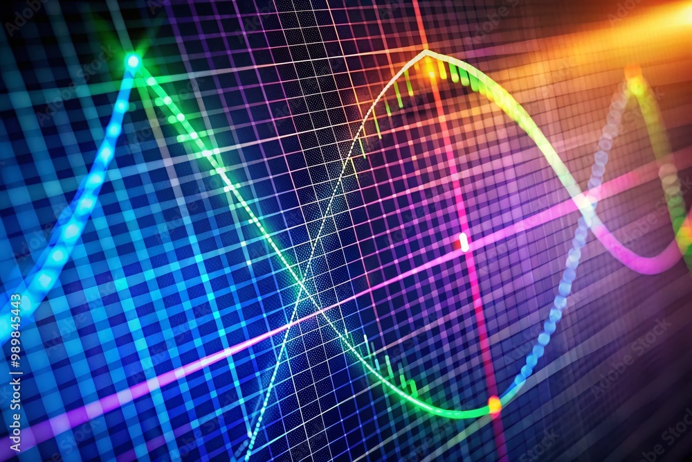 Aufkleber angle symbol in trigonometry representing sine, cosine, and tangent functions on a graphical chart