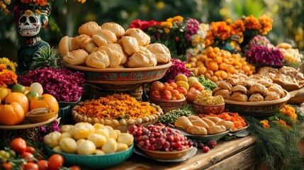 Fototapeta premium Day of the Dead Feast