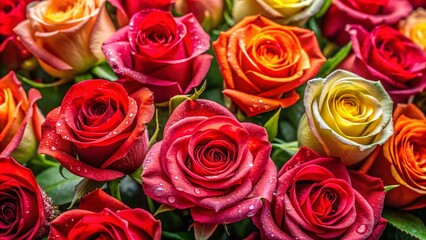 Obraz premium Beautiful Valentine's Day Rose Images for Romantic Occasions, Gifts, and Floral Decorations