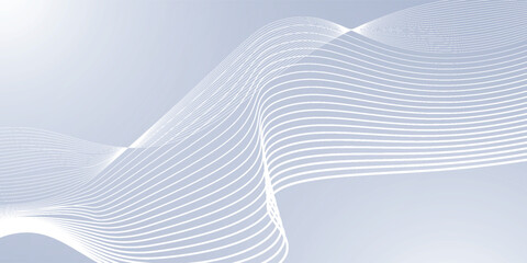 Modern abstract background with flowing lines. Digital future technology concept.