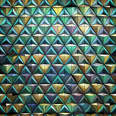 3d Seamless colourful triangle pattern texture vector image
