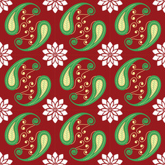seamless pattern with flowers
