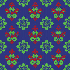 seamless pattern with flowers