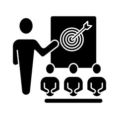 coaching concept line icon. Simple element illustration. coaching concept outline symbol design.