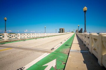 Stock photo Miami Venetian Causeway