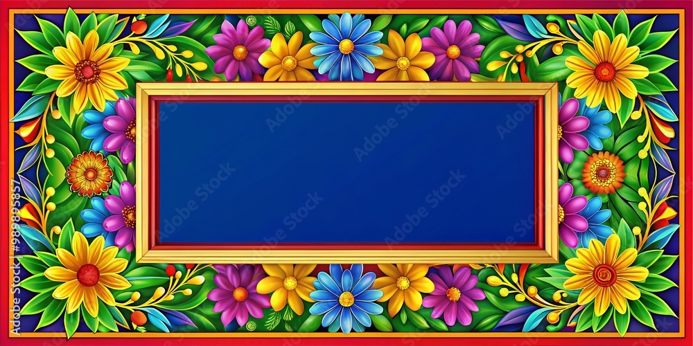 Poster elegant border rectangle design for creative projects, presentations, and graphic design usage