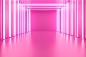 Bright Neon Pink Background for Creative Projects