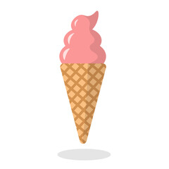 ice cream in a cone