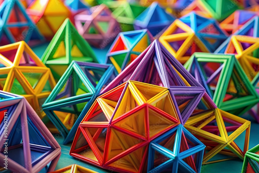 Aufkleber exploring the concept of polygons and triangles in geometry education and mathematical studies