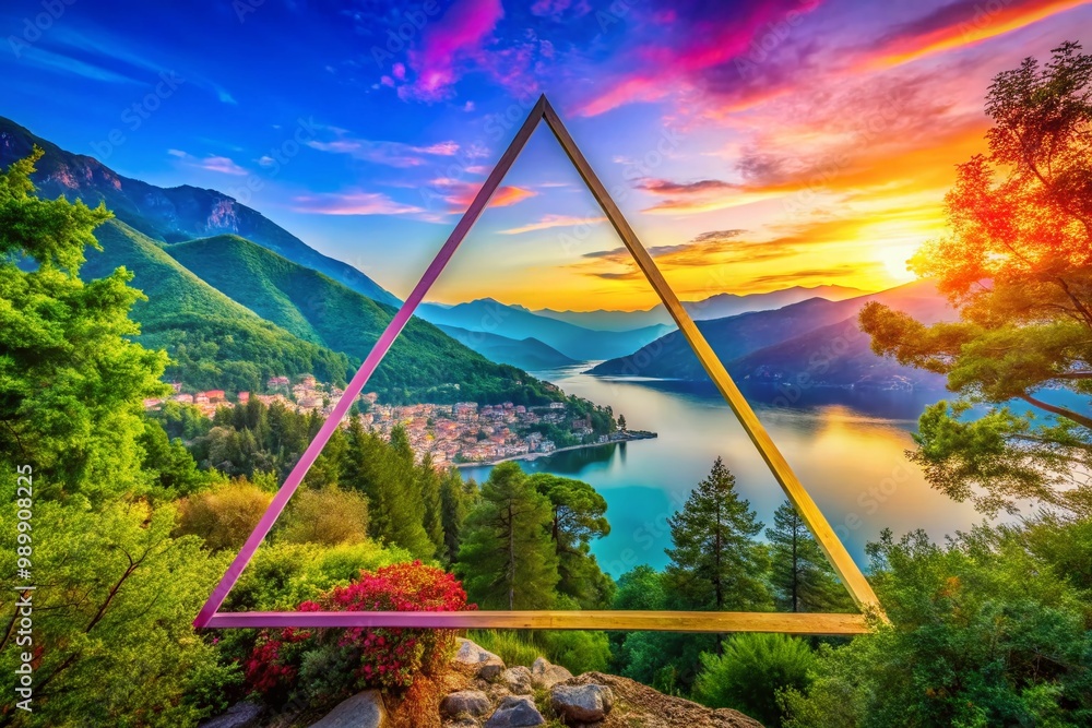 Aufkleber exploring the properties of right triangles: understanding scalene and other triangle types