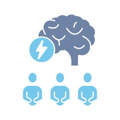 brainstorm concept line icon. Simple element illustration. brainstorm concept outline symbol design.