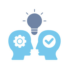 mentoring concept line icon. Simple element illustration. mentoring concept outline symbol design.