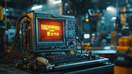 detailed image of a machine screen displaying an error notification, underlining the importance of reliable systems and effective problem-solving in technology