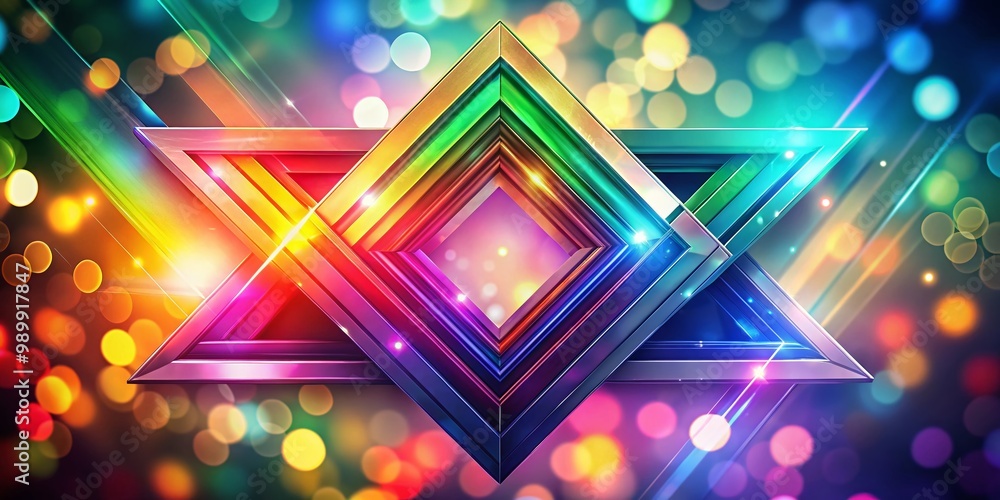 Aufkleber geometric right angle shape in abstract design with clean lines and modern aesthetic background