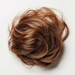 Naklejka premium long brown hair