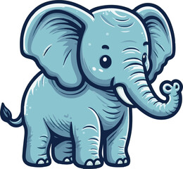 elephant clip art vector