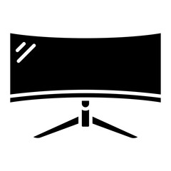 Illustration of Monitor Glyph Icon
