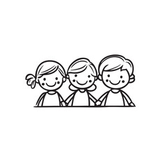 Kids or children icon symbol. Happy kids concept. Vector illustration