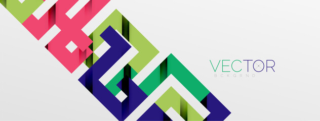 Color bend lines with shadow texture effect. Vector Illustration For Wallpaper, Banner, Background, Card, Book Illustration, landing page