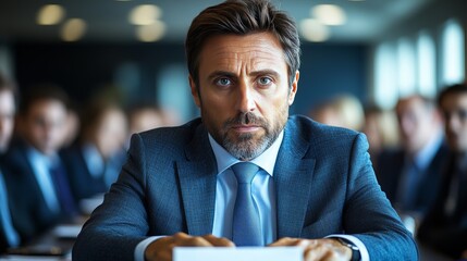 businessman drinking coffee