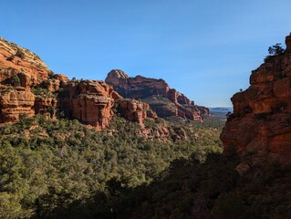 Red rocks in Sedona landscape