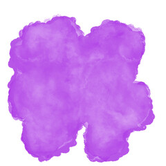 Watercolour Purple Abstract Shapes