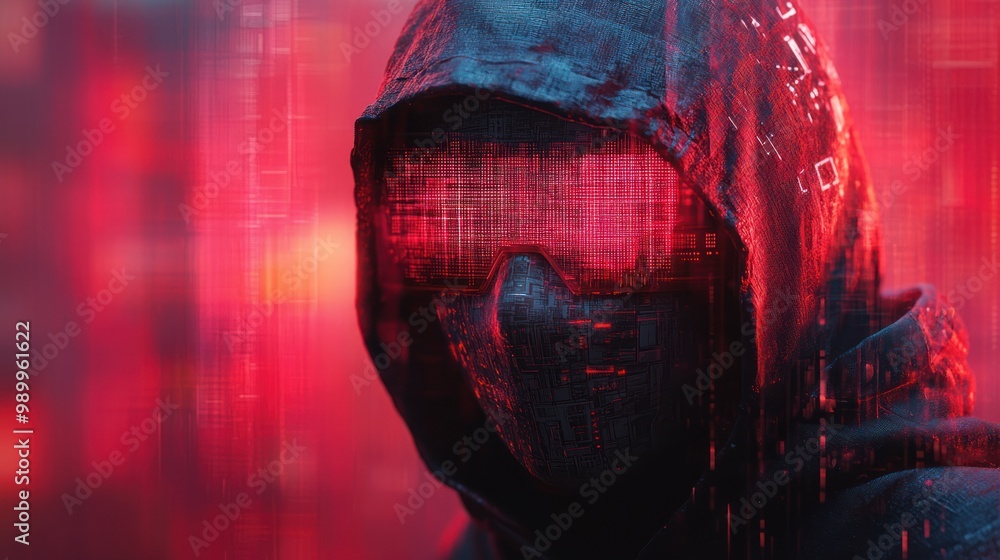 Poster cyberpunk hacker