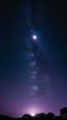 Fototapeta premium full moon background, full moon wallpaper, high definition wallpaper, Galaxy wallpaper, night scenery wallpaper