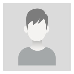 Default avatar profile icon. Grey photo placeholder. picture for social networks, social media, resume, forums and dating sites . Vector illustration isolated on grey background