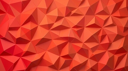 Fototapeta premium Red abstract geometric pattern on a vibrant background
