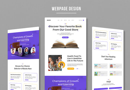 Landing Page Book Shop