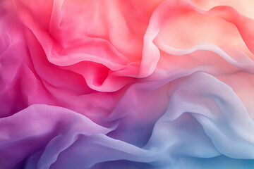 Fototapeta premium Soft flowing gradients that resemble watercolor strokes, creating a dreamy and ethereal atmosphere in a delicate and artistic abstract composition