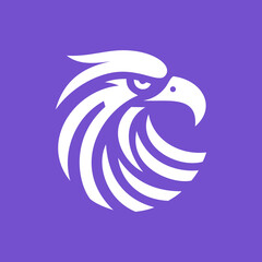 Majestic Eagle Head Logo Vector