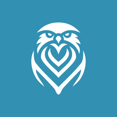 Fototapeta premium Majestic Eagle Head Logo Vector