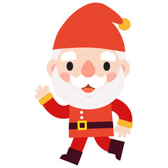 Funny Santa Claus, Merry Christmas and happy new year