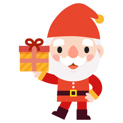 Funny Santa Claus, Merry Christmas and happy new year