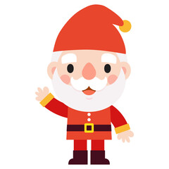 Funny Santa Claus, Merry Christmas and happy new year