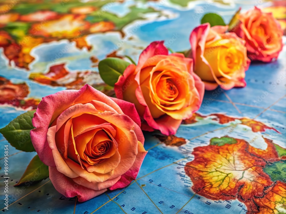 Poster understanding the concept of a rose line in navigation and geography: an informative overview