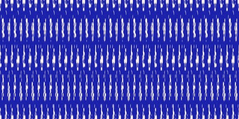 Masculine ikat stripe irregular linear shirting border. Modern menswear broken line effect fashion edging print.