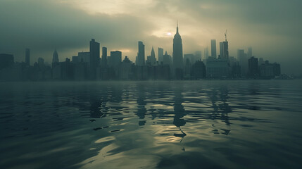 New York city skyline -