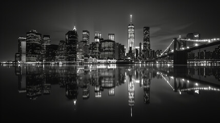 New York city skyline -