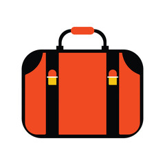 A silhouette bag .travel bag.Adobe Illustrator Artwork.
