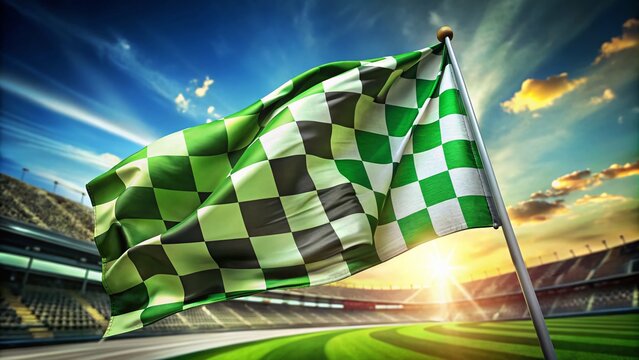 Green Race Flag Images – Browse 10,783 Stock Photos, Vectors, and 