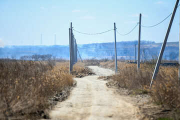 country dirt road