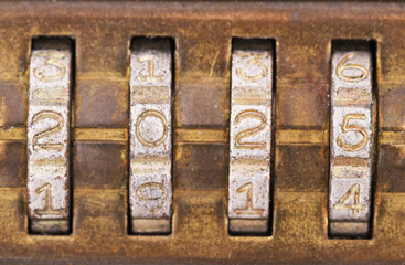 2025 On Brass Combination Lock