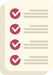 Obraz premium Checklist showing completing tasks with check marks, business organization and productivity concept